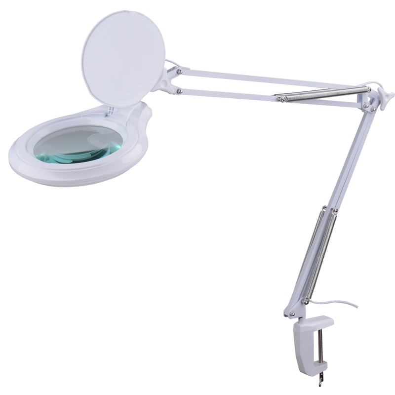 Camelia 5x LED magnifying lamp with clamp