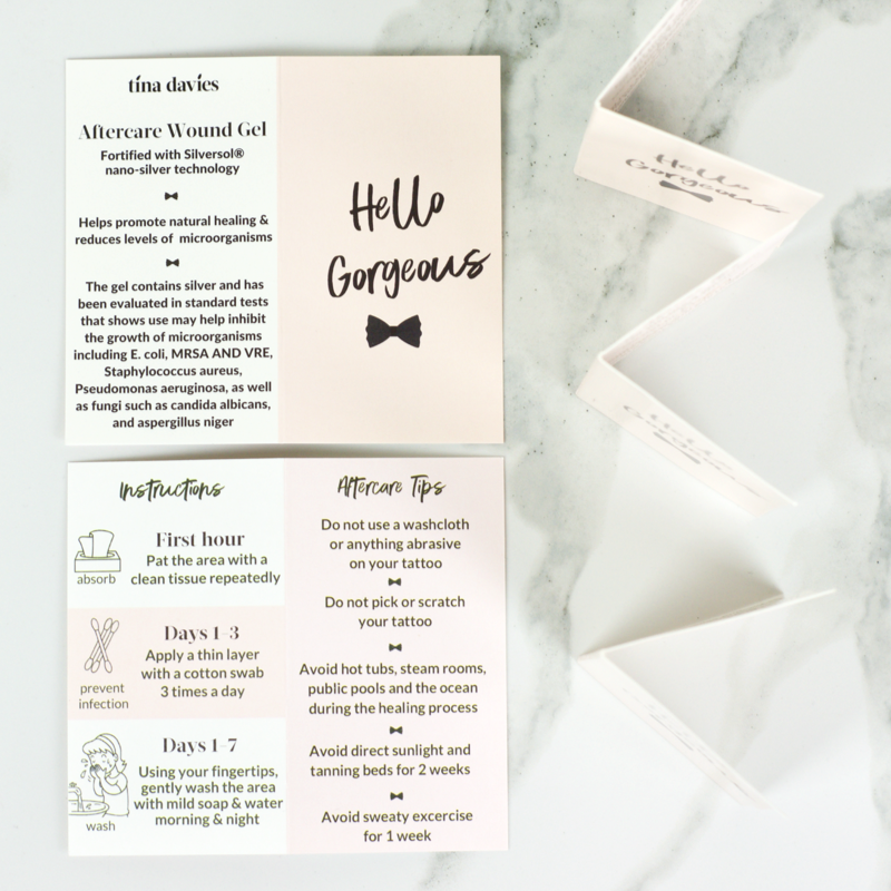 Tina Davies Soin Post procédure paquet de 10 unités