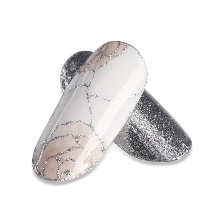 BLUESKY METALLIC SPARKLE GEL PAINT - SILVER ALERT