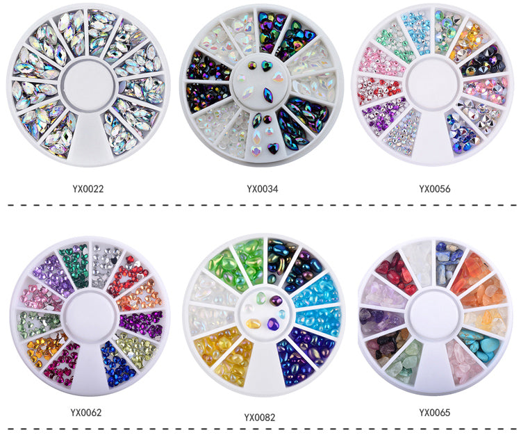 Ensemble de décorations de strass au choix