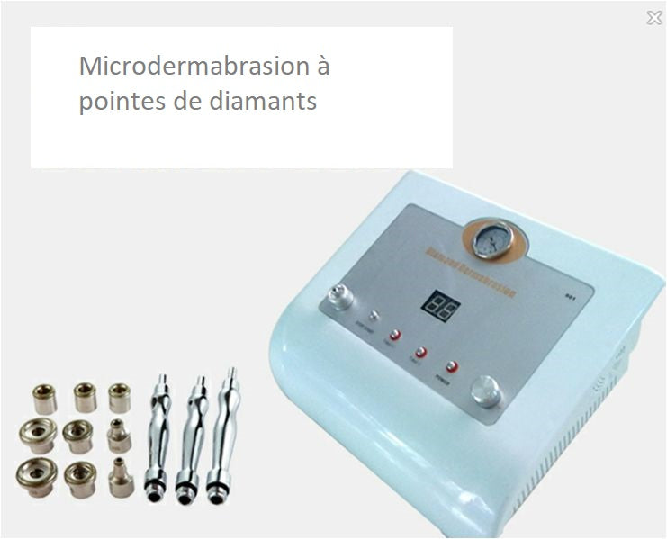 Diamond microdermabrasion device DermaOne
