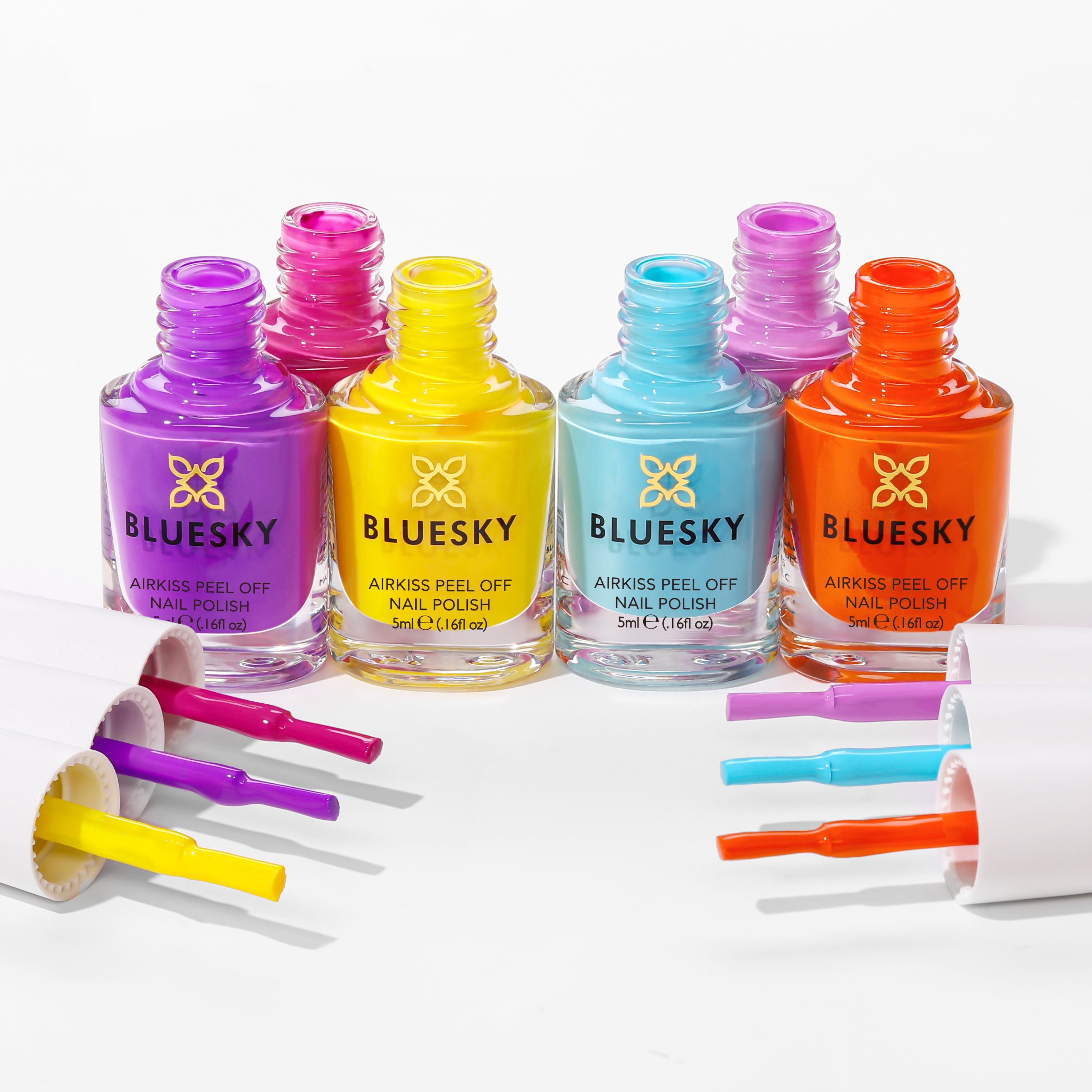 Bluesky AIRKISS Ensemble de vernis Peel off
