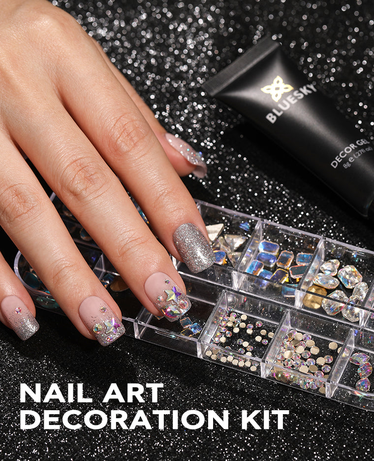 Ensemble Nail Art Décoration Bluesky