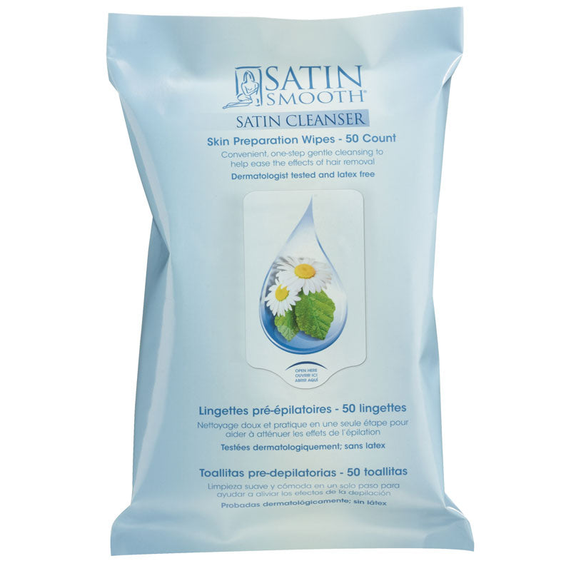 SATIN SMOOTH PRE-DEPILATORY WIPES