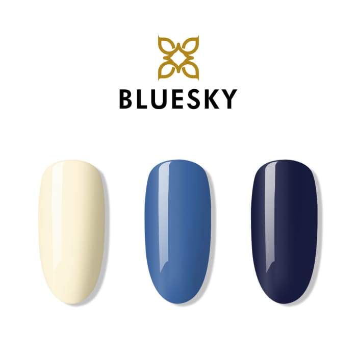 Minis set of gel nail polish from Bluesky WINTER BLUES
