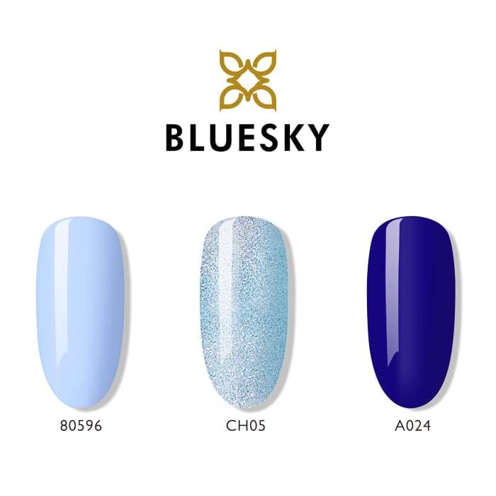 Minis gel nail polish set from Bluesky BEST SELLING BLUES