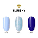Minis ensemble de vernis gel de   Bluesky BEST SELLING BLUES