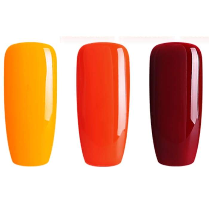 Minis ensemble de vernis gel de   Bluesky BURNT SUNSET