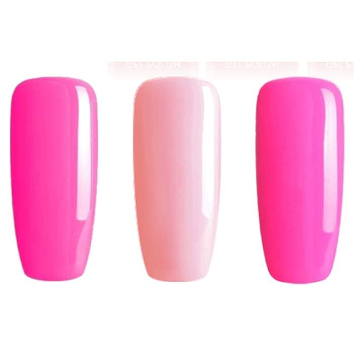 Minis gel nail polish set from Bluesky CANDY PINKS