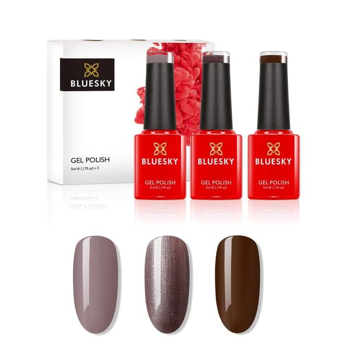 Minis gel nail polish set from Bluesky CHOCOLATE BOX