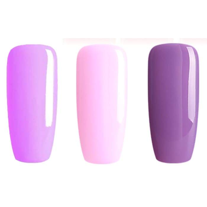 Minis gel nail polish set from Bluesky LUSCIOUS LILACS