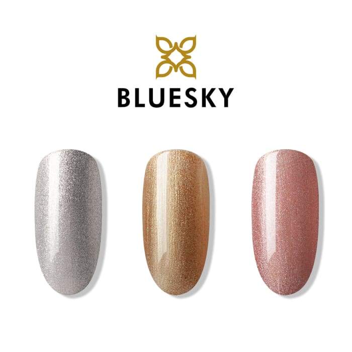 Minis gel nail polish set from Bluesky METALLICS