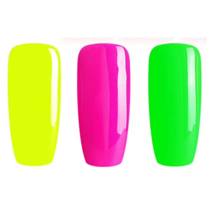 Minis ensemble de vernis gel de   Bluesky NEON RAINBOW