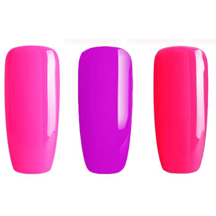 Minis ensemble de vernis gel de   Bluesky PARTY PINKS