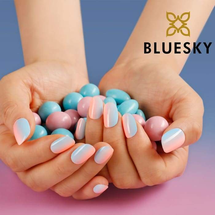 Minis set of gel nail polish from Bluesky PASTEL NEON