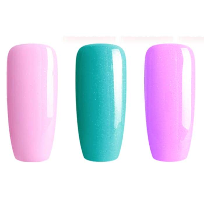 Minis gel nail polish set from Bluesky PASTEL POWDER