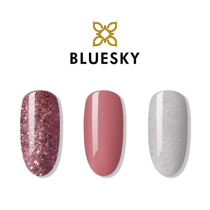 Minis gel nail polish set from Bluesky PINKS