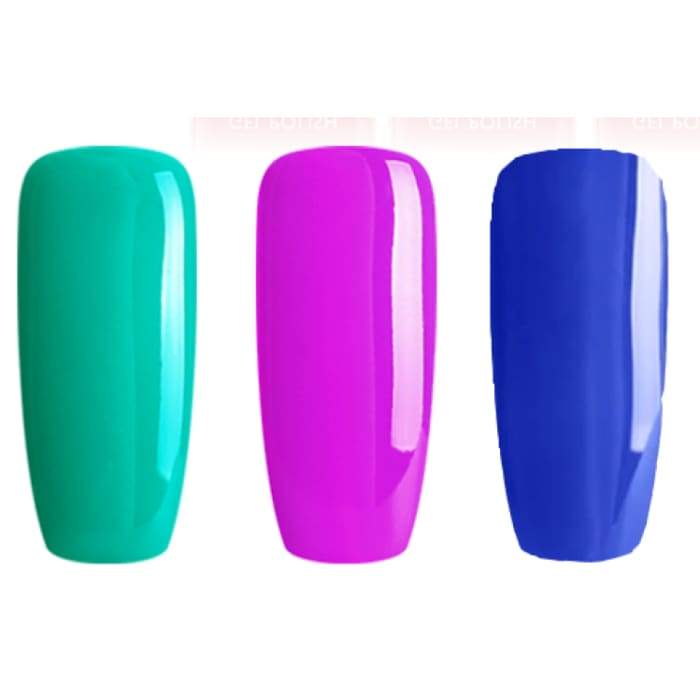 Minis gel nail polish set from Bluesky RAINBOW UNICORN