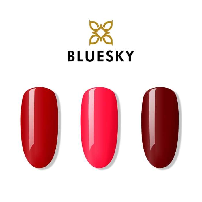 Minis gel nail polish set from Bluesky REDS