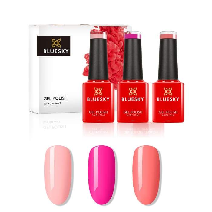 Minis ensemble de vernis gel de   Bluesky SUMMER PARTY