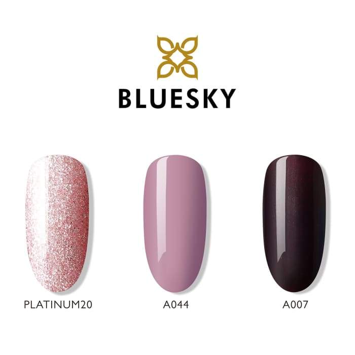 Minis gel nail polish set from Bluesky WINTER PINKS