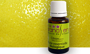 Essential Oil Organic Lemon By Pranasens