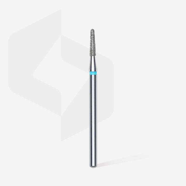 Diamond nail drill bit, “frustum”, blue, head diameter 1.8 mm/ working part 8 mm FA70B018/8