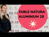 Table de massage en aluminium portable 24 ou 28 pouces Natura