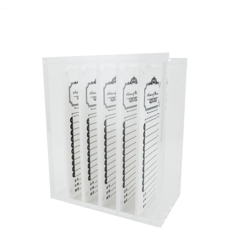 Transparent Lash Drawer With 5 Plates