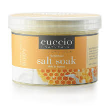 Cuccio Soaking Salts- 29 oz -Honey and Milk