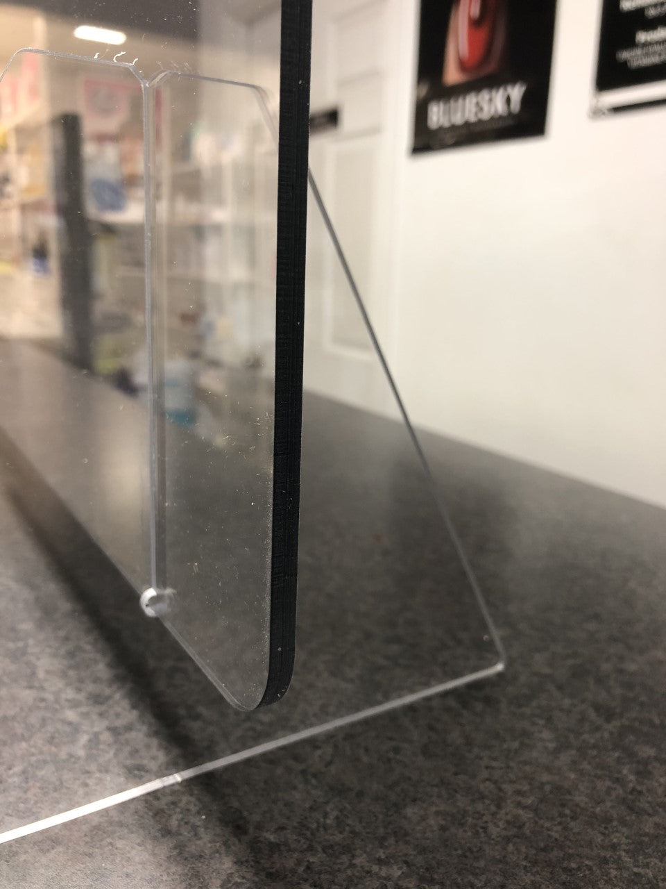 Panneau de protection en Plexiglass 37'' X  35''